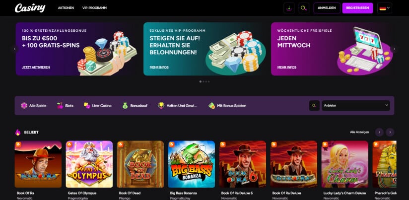 Casiny Casino Review A Comprehensive Look at Features and Bonanza
