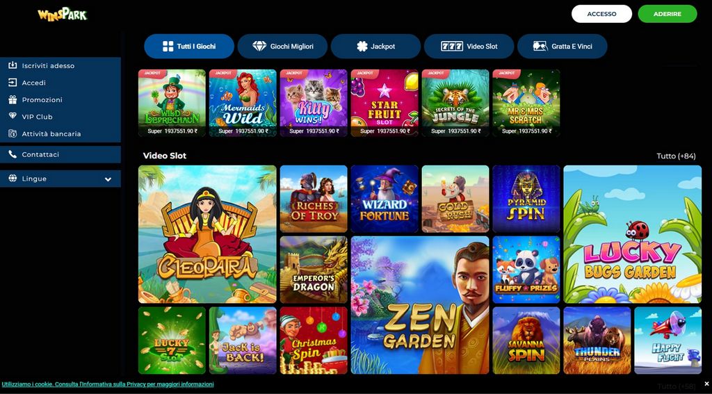 Winspark Casinò Online